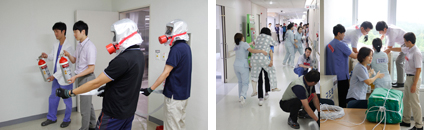 재난대비 모의훈련 사진