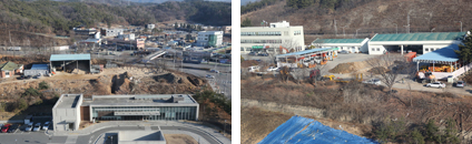 임상실습동 부지 문화재 발굴작업 사진