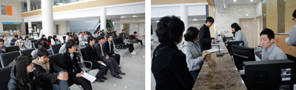 모의 진료 실시 사진