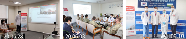 트루크메니스탄 k방역 화상회의, 코로나19 관련 미군부대 협력 회의, 우즈베키스탄 k방역 물품 지원